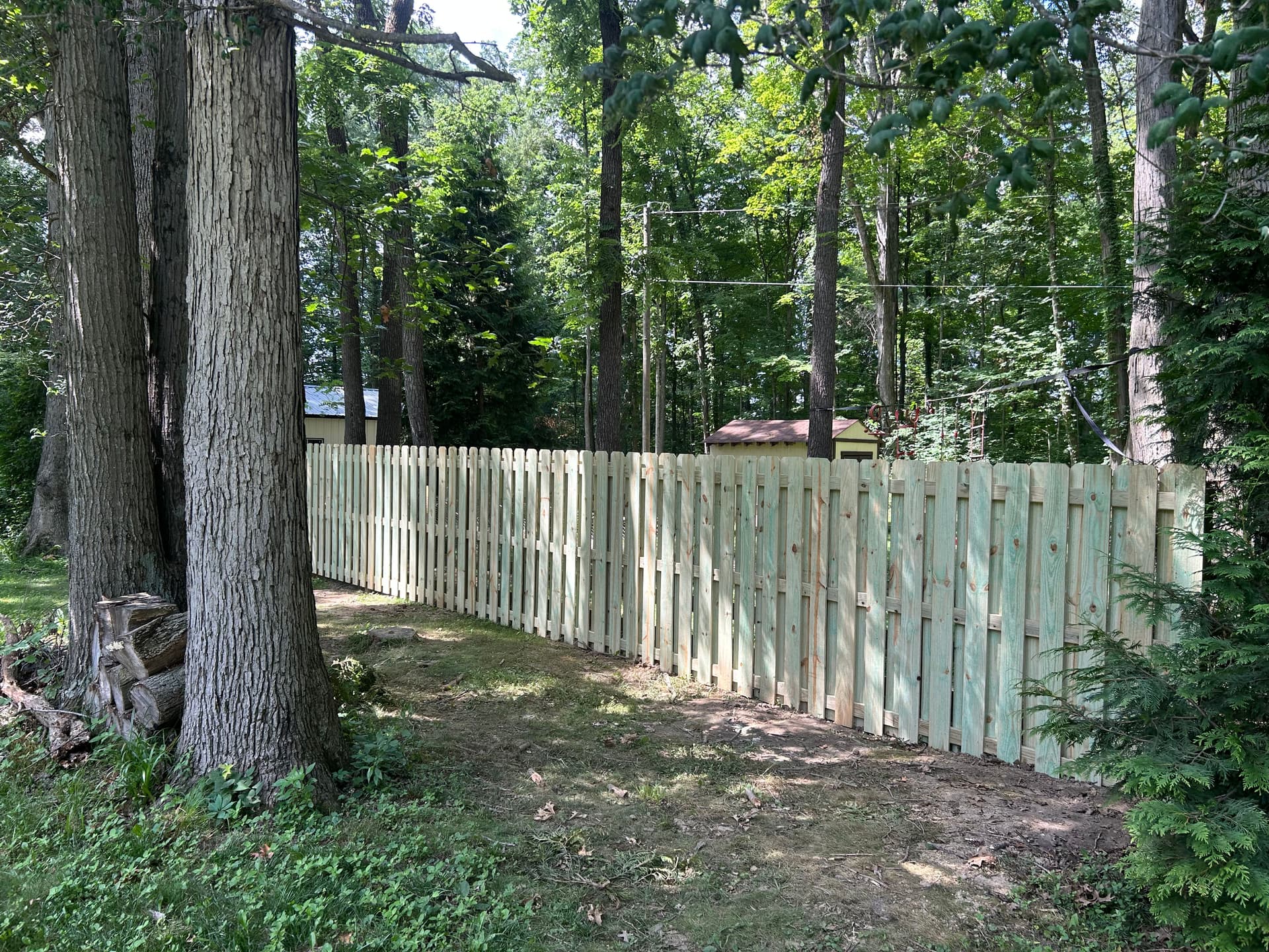 Shadowbox Fence Installation in Fishers, Indiana image