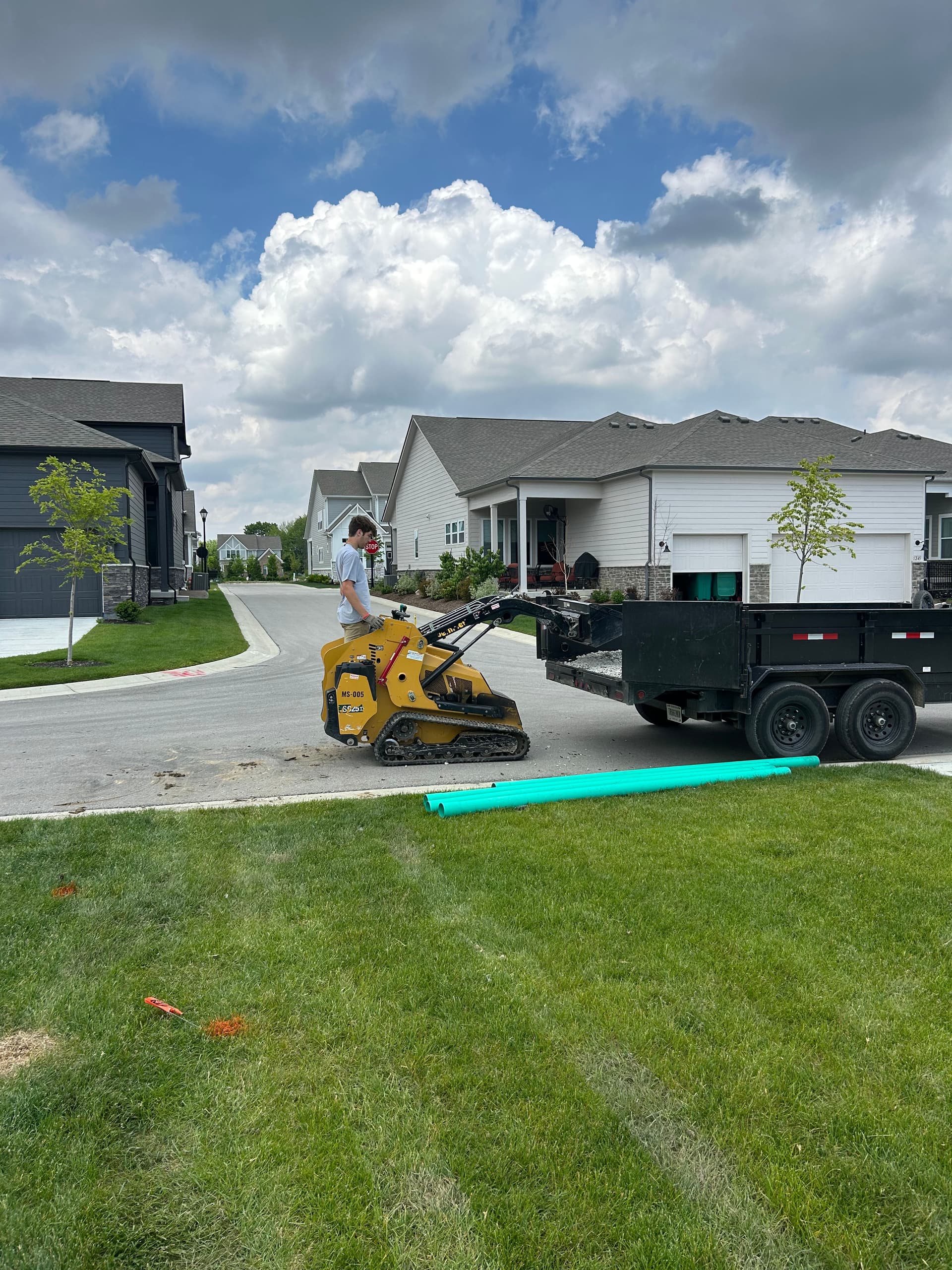 Paver Patio and Drainage Improvements in McCordsville image