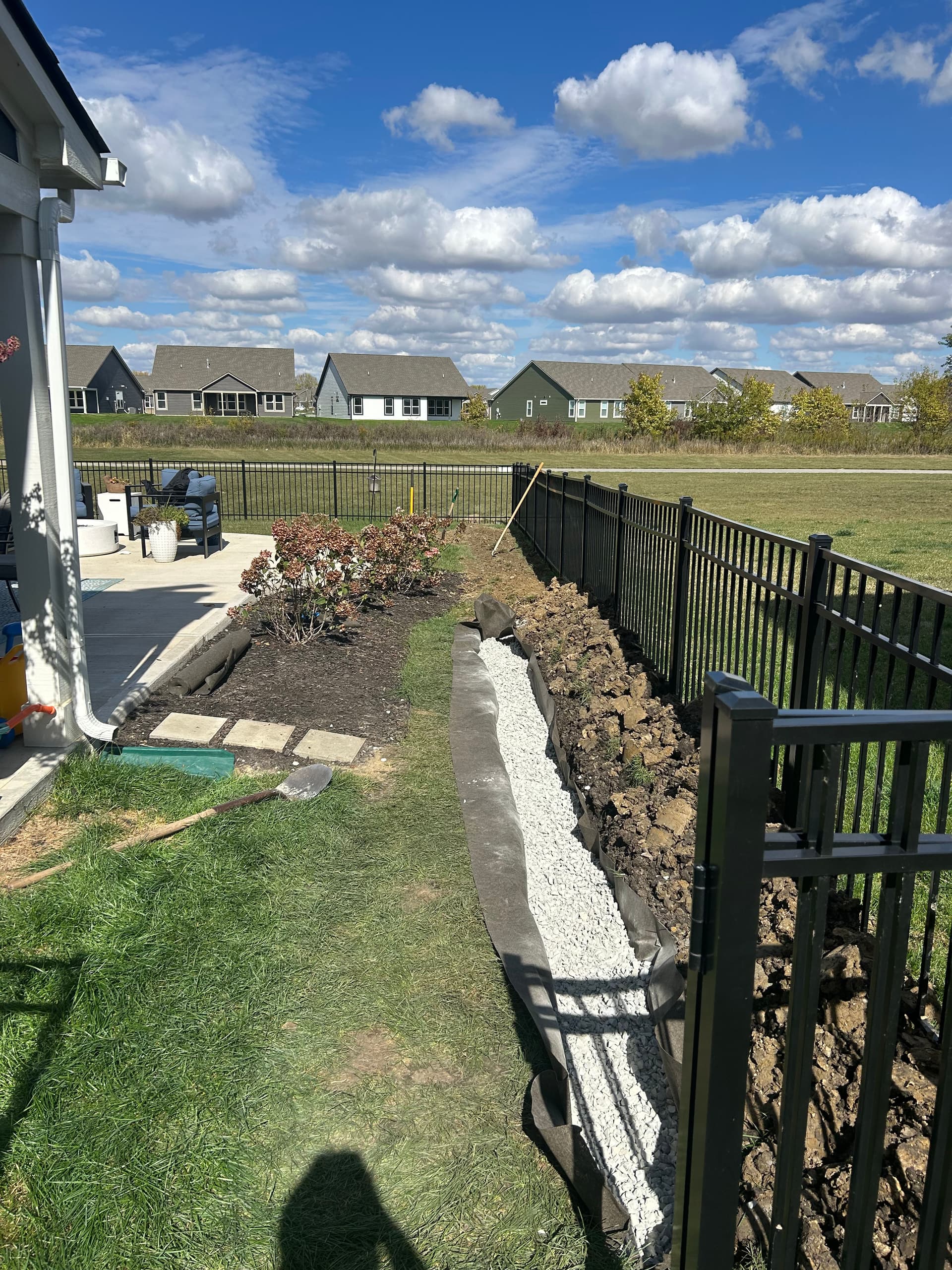 French Drain Installation in McCordsville Brings Yard to Life image